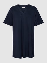 PLUS SIZE T-shirtjurk met V-hals, model 'CARELODIA' van ONLY CARMAKOMA Blauw - 9