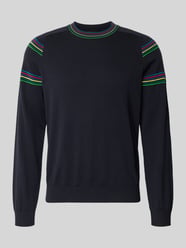 Pullover mit Rundhalsausschnitt und Kontraststreifen von Paul Smith - 4