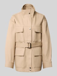 Funktionsjacke mit Taillengürtel Modell 'ODIN' von Anine Bing Beige - 33