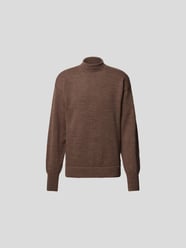 Rollkragenpullover mit Patches von Maison Margiela Braun - 6