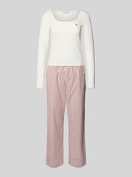 Piżama o kroju regular fit z mieszanki bawełny od Tommy Hilfiger - 12