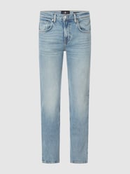 Straight Fit Jeans mit Stretch-Anteil Modell 'The Straight' von 7 For All Mankind Blau - 4