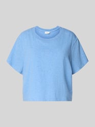 T-shirt z prążkowanym okrągłym dekoltem od American Vintage - 45