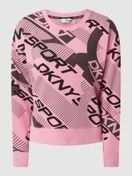 Sweatshirt mit Logo-Muster  von DKNY PERFORMANCE Pink - 20