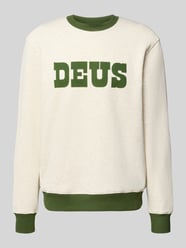 Sweatshirt met labelprint en ronde hals van DEUS EX MACHINA - 19