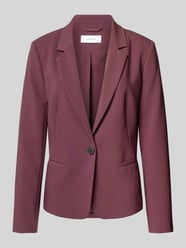 Blazer met reverskraag van comma Bordeaux - 30