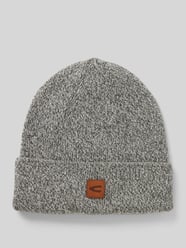 Czapka beanie z naszywką z logo od camel active - 27