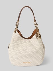 Torebka typu tote z nadruk z logo na całej powierzchni model 'Lillie' od MICHAEL Michael Kors - 6