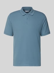 koszulka polo o kroju regular fit z fakturowanym wzorem model 'AUSTIN' od JACK & JONES - 4