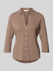 Regular Fit Hemdbluse aus Viskose-Mix von Marc O'Polo Beige - 31