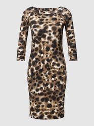 Minikleid mit Animal-Muster von Marc Cain Braun - 37