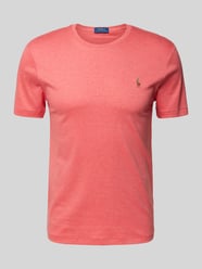 T-Shirt mit Label-Stitching von Polo Ralph Lauren Rot - 47