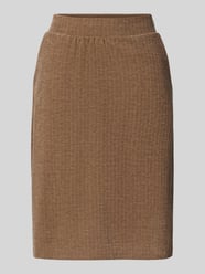 Knielange rok met steekzakken, model 'VINJA' van Soyaconcept - 7