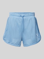 Loose Fit Meshshorts mit Label-Print Modell 'TALLI' von TheJoggConcept Blau - 36