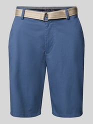 Regular Fit Bermudas mit Gürtel von Christian Berg Men - 27