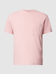 T-shirt z kieszenią na piersi od Marc O'Polo Denim Różowy - 21
