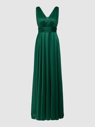 Abendkleid mit Raffungen von TROYDEN COLLECTION Grün - 46