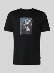 T-shirt o kroju slim fit z czystej bawełny model ‘TE_DOBERMANN’ od BOSS Orange - 9