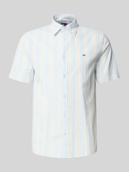 Koszula casual z mieszanki bawełny, krój regular fit od Tommy Jeans - 7