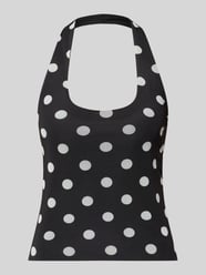 Neckholder-Top im Allover-Look Modell 'DOTTIE' von NOISY MAY® - 31