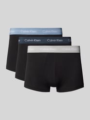 Trunks aus Viskose mit Label-Bund im 3er-Pack von Calvin Klein Underwear Schwarz - 33