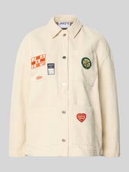 Regular fit overhemdjack met motief-patches van Jake*s Casual - 31