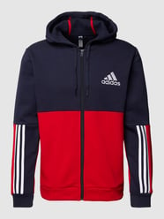 Sweatjacke im Colour-Blocking-Design von ADIDAS SPORTSWEAR Blau - 39