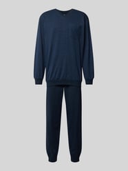 Pyjama mit V-Ausschnitt von Schiesser - 11