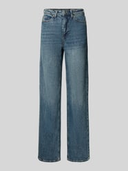 Jeansy z wysokim stanem z mieszanki bawełny model ‘TESSA’ od Vero Moda - 10