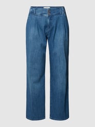 Jeans met labeldetails, model 'MAINE' van Brax Blauw / turquoise - 34