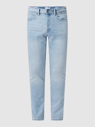 Slim Tapered Fit Jeans mit Stretch-Anteil von Selected Homme Blau / Türkis - 13