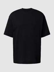 Oversized T-Shirt im unifarbenen Design von Emporio Armani Schwarz - 7