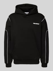 hoodie met logo en kangoeroezak van REVIEW - 38