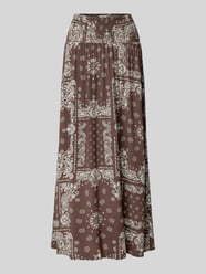 Rozkloszowana spódnica maxi z czystej wiskozy model 'SAKI AMBEL' od ONLY - 13