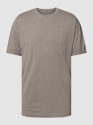 T-Shirt mit fixierten Ärmelumschlägen Modell 'THILO' von Drykorn Grau / Schwarz - 10