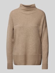 Gebreide pullover van kasjmier met opstaande kraag van Jake*s Collection - 22