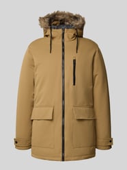 Regular Fit Parka mit Kapuze Modell 'CHARLIE' von JACK & JONES Beige - 40