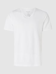 T-Shirt mit V-Ausschnitt  von Seidensticker Weiß - 31