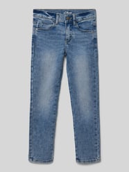 Jeansy o kroju slim fit z mieszanki bawełny model ‘KATHY’ od s.Oliver RED LABEL - 17