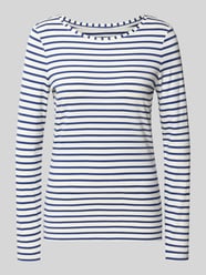 Regular Fit Langarmshirt aus Baumwoll-Modal-Mix von Oui - 36