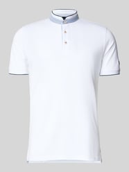 Regular Fit Poloshirt aus reiner Baumwolle mit Stehkragen von Christian Berg Men - 13