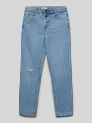 Mom Fit Jeans im 5-Pocket-Design von Mango Blau - 42