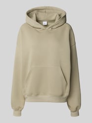 Hoodie mit überschnittenen Schultern und Känguru-Tasche von Gina Tricot Beige - 10