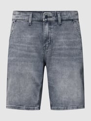 Jeansshorts im Used-Look von QS by s.Oliver Grau - 40