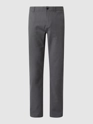 Slim fit chino met stretch van MCNEAL Grijs / zwart - 43