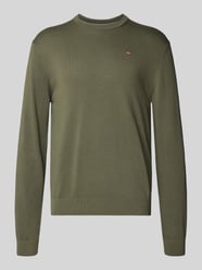 Regular Fit Longsleeve mit Logo-Stitching Modell 'Droz' von Napapijri - 48