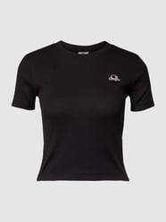 T-Shirt mit Label-Stitching von CHAMPION Schwarz - 14