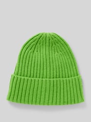 Czapka beanie z szerokim brzegiem od Jake*s Casual Zielony - 15