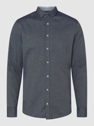 Slim Fit Business-Hemd aus Baumwoll-Kaschmir-Mix von Colours & Sons Grün - 45