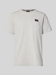 t-shirt z detale z logo i okrągły dekolt od PME Legend - 4